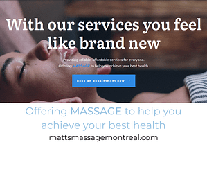 Matts Massage in Montreal
