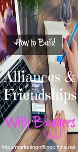 Allianced & Friendships with bloggers
