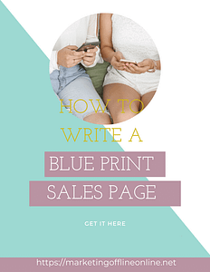 Blue Print Sales Page